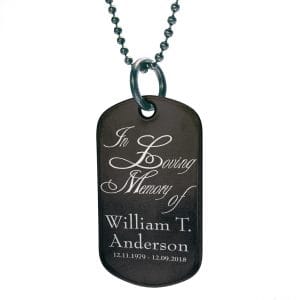 Memorial Bereavement Dog Tag