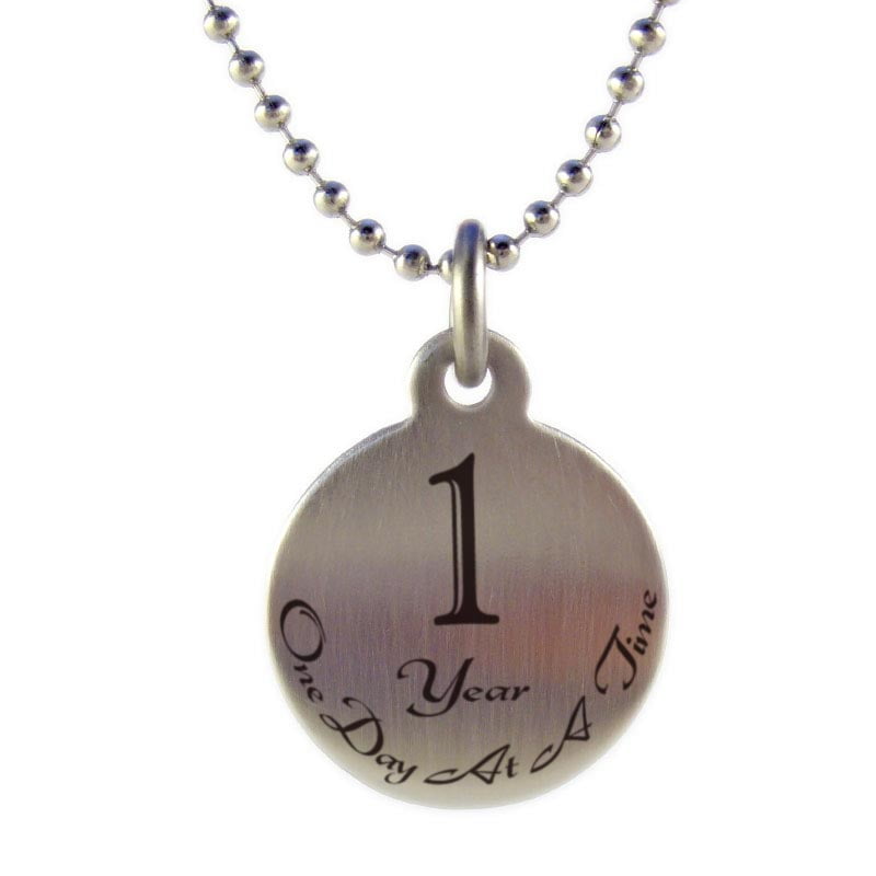 Serenity Prayer Necklace - God Grant Me The Serenity... Pewter Pendant w/  black PVC rope/chain included! - Pride Shack