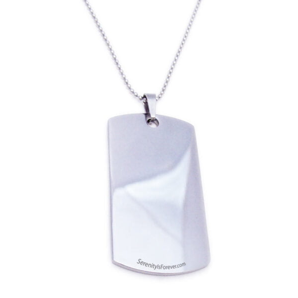 NA Narcotics Anonymous 3rd Step Prayer Designer Dog Tag Necklace