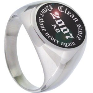 CleanYear Ring for Men for AA or NA SIZE 12